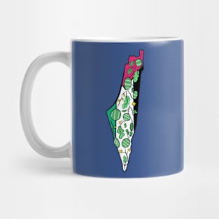 FREE PALESTINA WATERMELON Mug